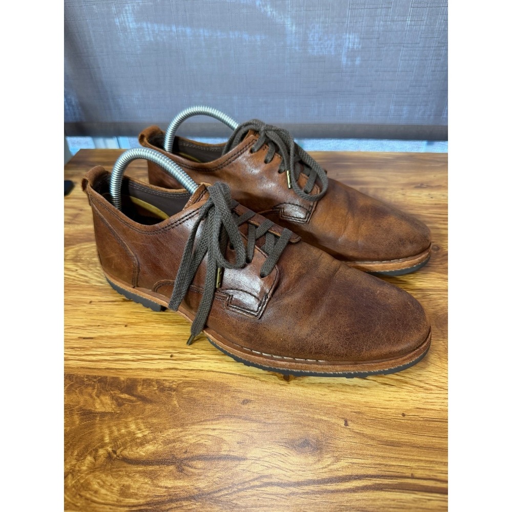 Timberland‎ Boot Company Men's Brown Leather Oxford Lace Up Lug Sole Shoes Sz 8
